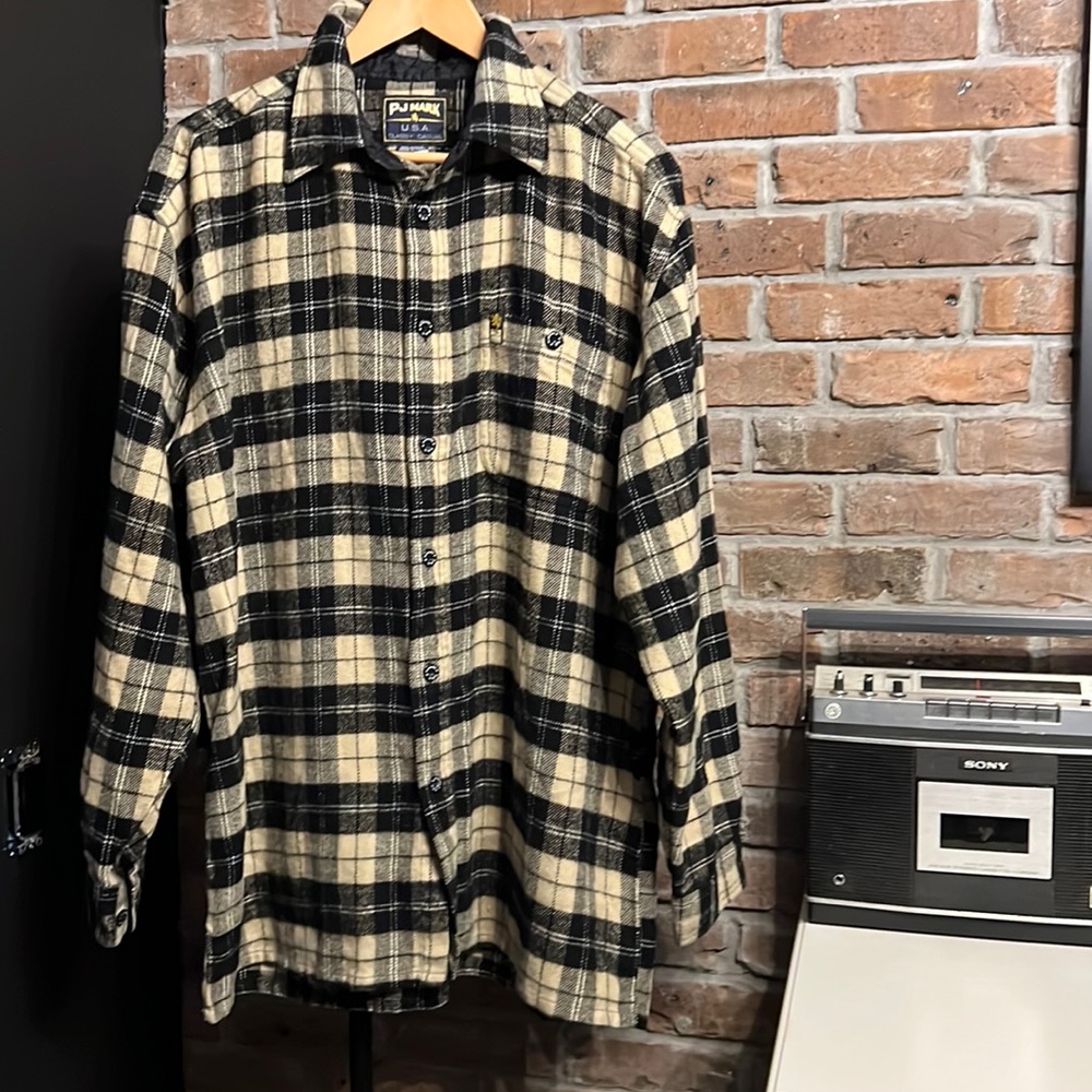 Winter PJ MARK button down flannel